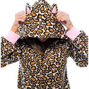 Cheetah/Leopard Cat Onsie
